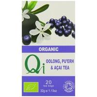 (10 PACK) - Qi - Org Acai Berry Oolong Puer Tea | 20 Bag | 10 PACK BUNDLE