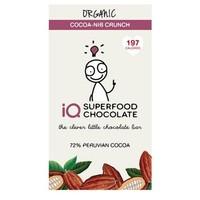 (10 PACK) - iQ Choc - Org Cocoa Nib Crunch Choc | 35g | 10 PACK BUNDLE