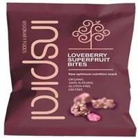 10 Pack of Gluten Free inSpiral Loveberry Superfruit Bites 60 g