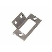 100 Pairs Flush Hinge ( Cabinet Cupboard ) Bzp Zinc Plated Steel 50Mm + Screws