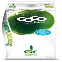 10 Pack of Dr Martins Coco Juice Organic Pure Coco Juice 1000 ML