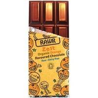 10 Pack of Gluten Free Rawr Chocolate Organic Fairtrade Orange Raw Choco 60 g