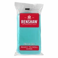 10x Renshaw Ready To Roll Icing Fondant Cake Regalice Sugarpaste 250g JADE GREEN