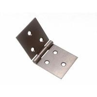 100 pairs backflap hinge sc self colour steel 40mm x 89mm