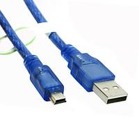 10M/32FT USB2.0 A Male to Mini USB 5Pin Adapter Extension Cable Blue