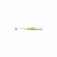 100u air spaced pe coaxial cable with cu braid 100m white