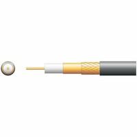 100u foamed pe coaxial cable with cca braid 250m white