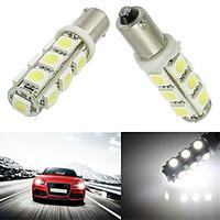 10pcs BA9S 13SMD 5050 White Color Car Auto LED LED Light Bulb Lamp (DC12V)