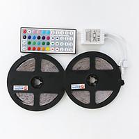 10M(25M) 3528 300LEDs RGB 44Keys IR Remote Controller Flexible LED Light Strips(DC12V)