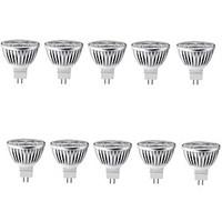 10pcs 6W MR16 500LM Warm/Cool Light Lamp LED Spot Lights(12V)