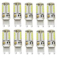 10PCS G9 57LED SMD3014 300-450LM Warm White/White /Natural White Decorative/Waterproof DC/AC10-20V LED Bi-pin