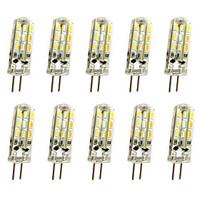 10 pcs 15w g4 led bi pin lights 24 smd 3014 150lm dimmable warm white  ...