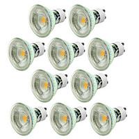 10pcs 5W GU10 Dimmable Warm/Cool White Color LED Spotlight COB Spot Light 220-240V