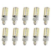 10 PCS 5W E11/E12/E14 Decoration Light T 64LED SMD 3014 380LM Warm White Cool White Dimmable AC110V/220 V