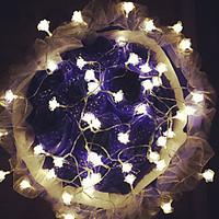 100-LED 10M Roses Light Waterproof Plug Outdoor Christmas Holiday Decoration Light LED String Light