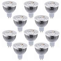 10pcs 5.5W MR16(GU5.3) LED Spotlight 4 High Power LED Warm/Cool White Led Spotlight Bulb Led Lamp DC12V