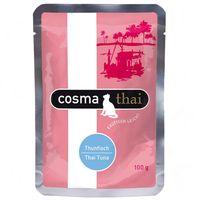 100g Cosma Thai Wet Cat Food Pouches - 10 + 2 Free!* - Tuna with Crab Meat (12 x 100g)