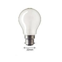 100w BC (B22) Rough Service 110/120v Frosted GLS Light Bulb