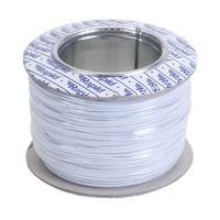 100m Roll of White 1/0.8mm Figure 8 Solid Cable