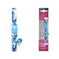 10 Pack x - Ancol - Camoflage Cat Collar Blue