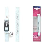 10 pack x ancol deluxe jewel cat collar pink