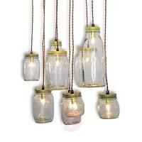 10-bulb glass pendant light Malaika