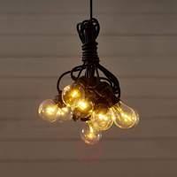 10-bulb LED string lights Circus, clear