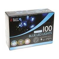 100 blue frosted led christmas lights multi function