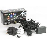 100 Frosted Multi LED Fairy Lights With 8 Functions On 5m Wire