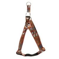 10mm x 260-400mm Red Pirate Dog Harness
