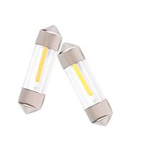 10pcs 31mm36mm39mm41mm cob reading license plate light led filament la ...