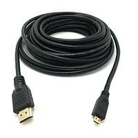 10M 33ft Micro HDMI to HDMI Gold Plated Cable Cord 1080P for Xbox 360 PS3 HDTV Projector LCD Surface2 RT