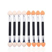 10pcs Nail Tools Cosmetic Makeup Eye shadow Applicator Sponge Double Brushes for Glitter Mirror Mermaid Effect