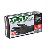 100pcs Tattoo Gloves Disposable Soft Black Medical Nitrile Sterile Tattoo Gloves Tattoo Accessories 50Pairs L Size