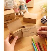 100 pcs/box Craft Label Blank Luggage Tags Message Card Memo Paper Wedding Party Favor Label Price Gift Card (color White/Brown/Black)