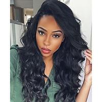 10-26 Inch 100% Human Virgin Hair Lace Wig Full Lace Body Wave Lace Wig-glueless with Baby Hair