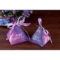 10 Piece/Set Favor Holder-Pyramid Card Paper Favor Boxes Gift Boxes Non-personalised