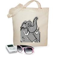 100 cotton cloth bag / elephant