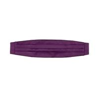 100% Silk Deep Purple Cummerbund