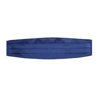 100 silk midnight blue plain cummerbund