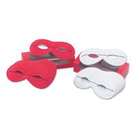 10x Small Red Domino Eye Masks