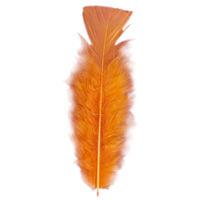 10cm Orange Feathers Bag