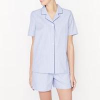 100% Striped Cotton Short Pyjamas