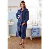 100% Cotton Button Towelling Robe 50 In