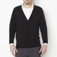 100% Cotton Button-Up Cardigan