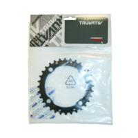 104mm hard black truvativ chainring mtb 32t 4 bolt bcd aluminium