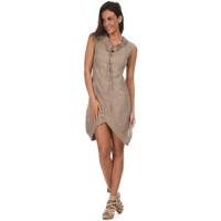 100 lin dress valy womens dress in beige