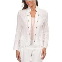 100 % Lin Jacket VIVIANE women\'s Jacket in white