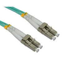 10m om3 lc lc 50125 fibre cable aqua