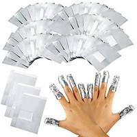 100pcslot aluminium foil nail art soak off acrylic gel polish nail rem ...